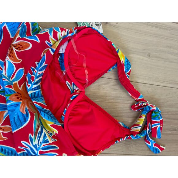 Sunsets Heidi Underwire Halter Tankini Top - Size Small - NWT - Picture 8 of 9